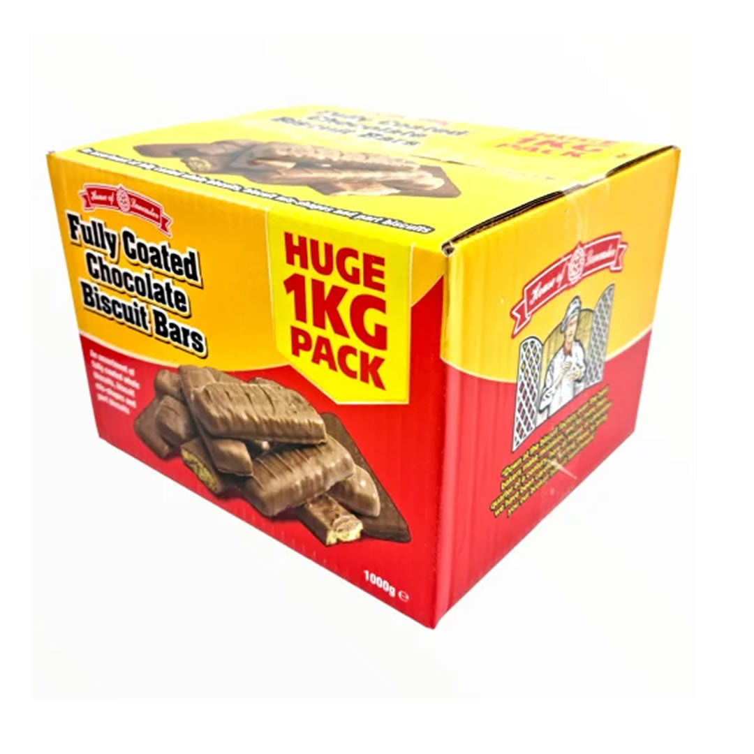 Chocolate Covered Broken Biscuit Bars