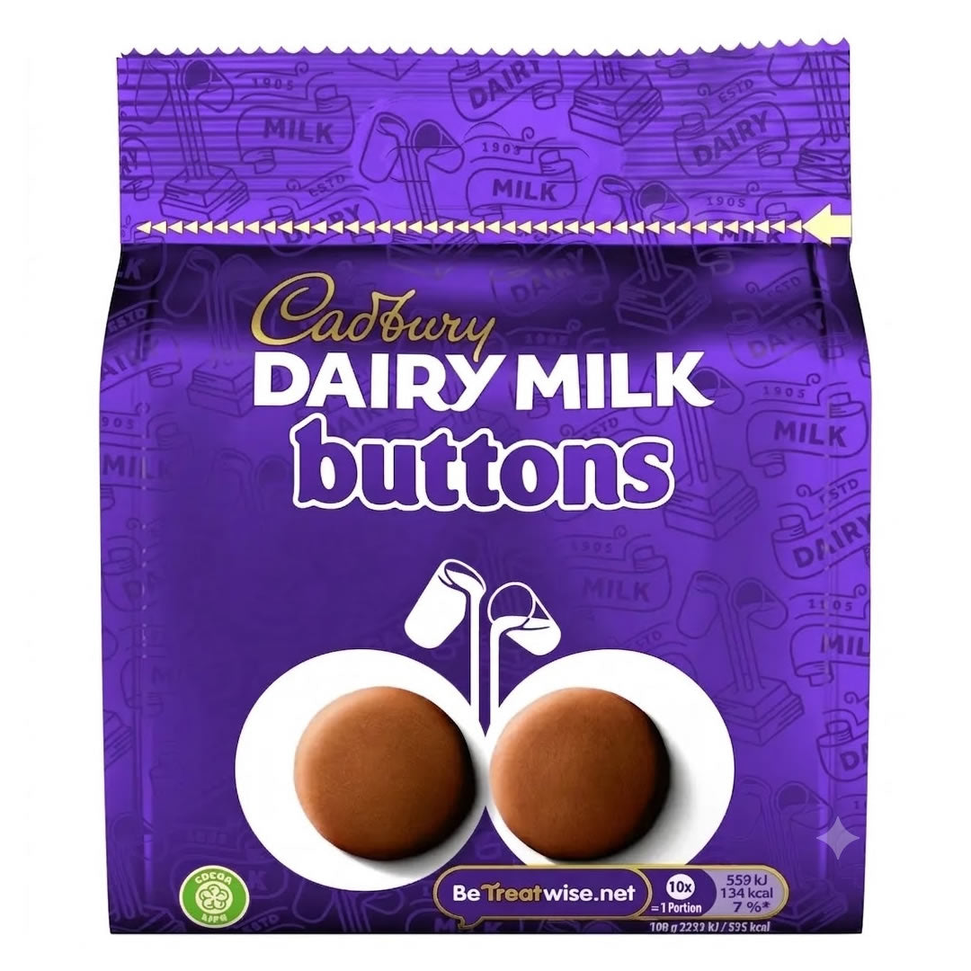 Cadbury Dairy Milk Buttons Chocolate Bag