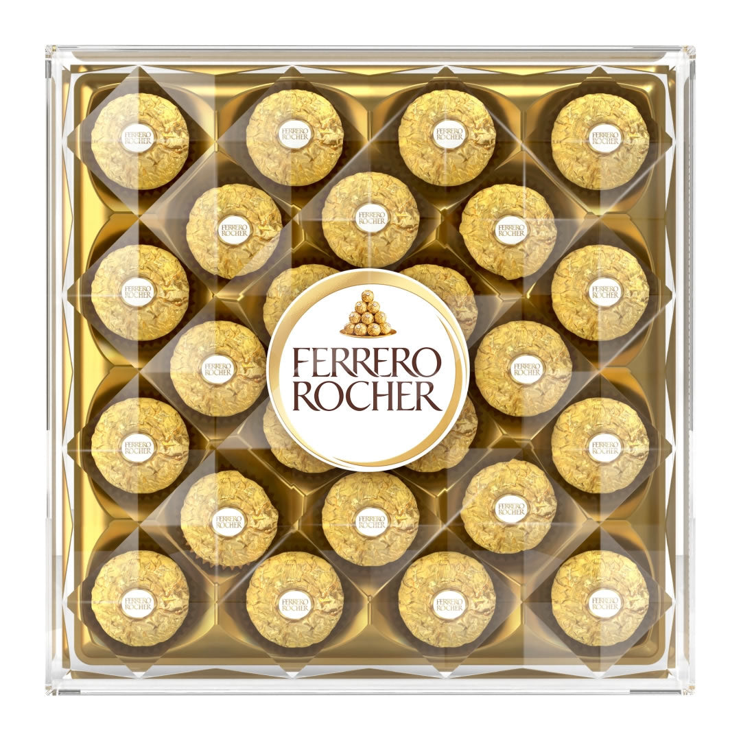 Ferrero Rocher Milk Chocolate Hazelnut Pralines Gift Box
