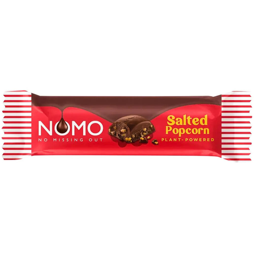 Nomo Salted Popcorn Chocolate Bar